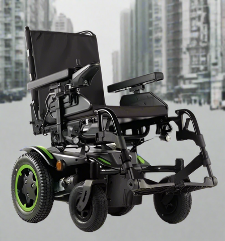 Quickie 200 R Power Chair + 55AH x2 Suited Batteries (Includes Headrest) (6283031249064)