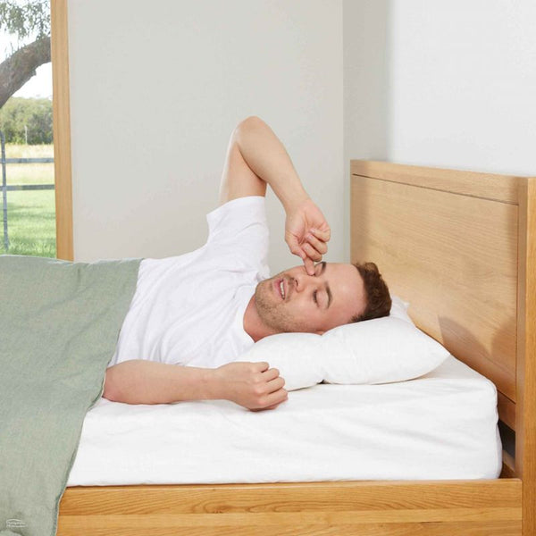 Sleepezy 2 Zone Pillow Adjustable Pillow 3 Fill Options - Poly, Latex Flake or Down (6175964004520)