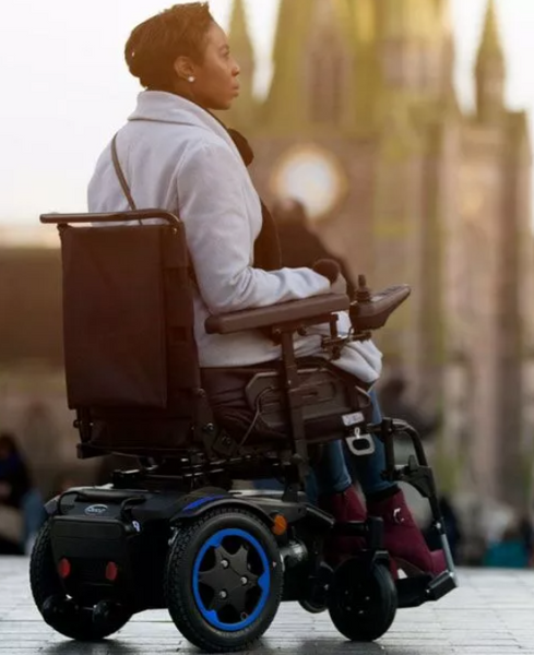Quickie 200 R Power Chair + 55AH x2 Suited Batteries (Includes Headrest) (6283031249064)