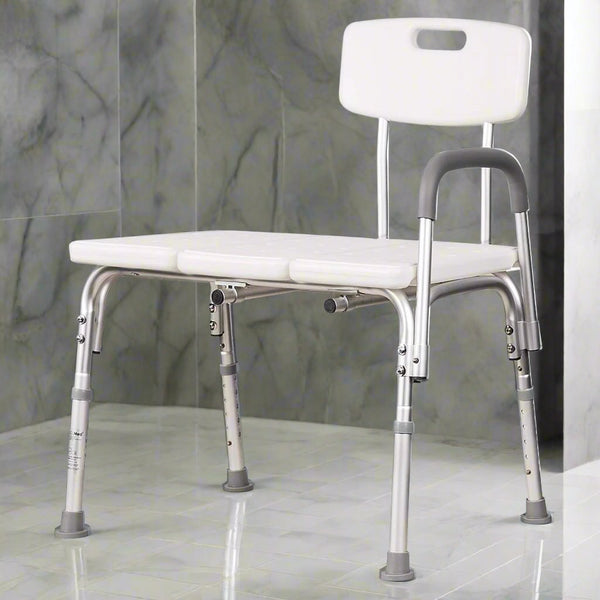 Height Adjustable Bath Transfer Bench (8167970144493)