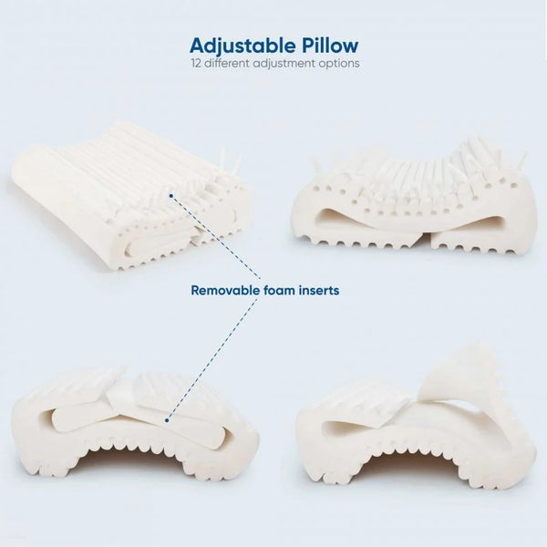 Gel Infused Adjustable Memory Foam Pillow - Extra Soft Version (6175691145384)