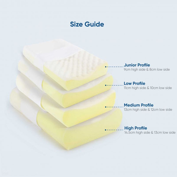 Family Pillow - Eggfoam Topped Contour Pillow - 4 Size Options (6175748325544)