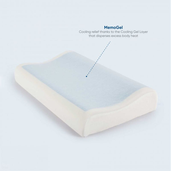 MemoGel Contour Pillow - Cooling Gel Memory Foam Pillow (6175881756840)