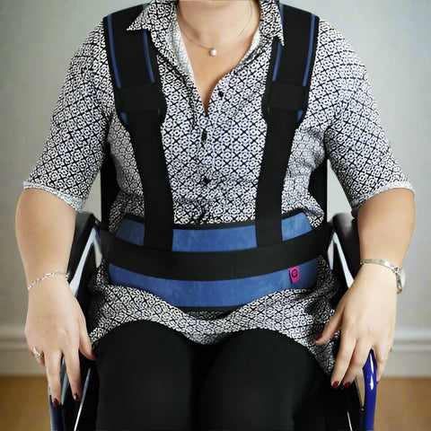 Padded Wheelchair Belt with Shoulder Straps (8601027051757)