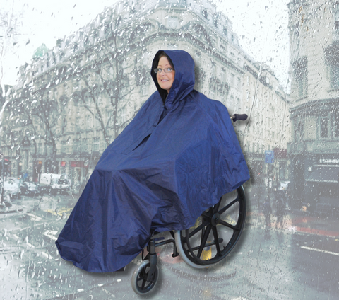 Ausnew Home Care Disability Services Wheelchair Poncho with Hood | mount druitt, rooty hill, blacktown, penrith (6608154886312)