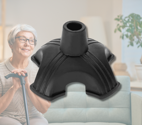 Ausnew Home Care Disability Services Quad Support Walking Stick Ferrule |mount druitt, rooty hill, blacktown, penrith (5790084595880)