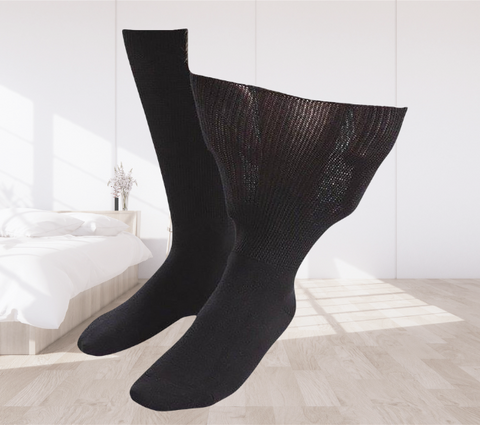 Extra Wide Oedema/ Bariatric Socks (7865182224621)