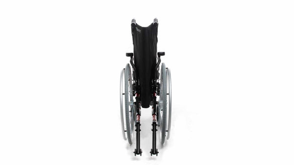 Breezy BasiX 2 Folding Wheelchair (6287689384104)