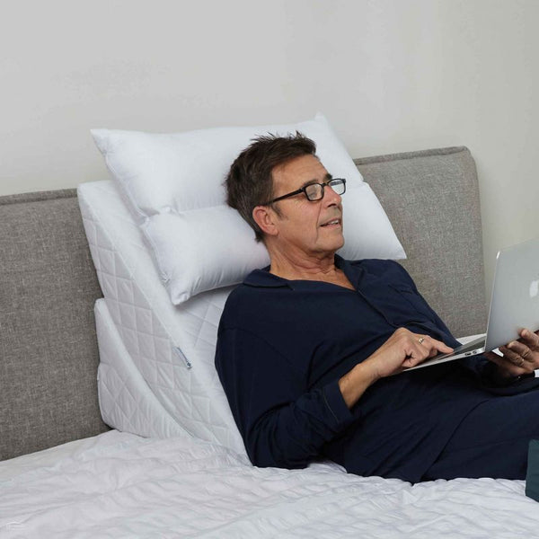 Sleepezy 2 Zone Pillow Adjustable Pillow 3 Fill Options - Poly, Latex Flake or Down (6175964004520)