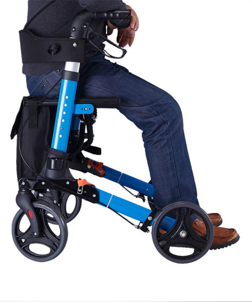 Travel Lite Portable Outdoor Seat Walker with Seat and Bag + Crutch Holder (6265507610792)