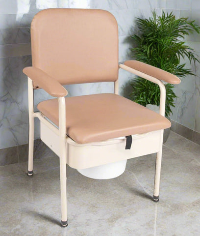 Ausnew Home Care Disability Services Bedside Commode Pan Deluxe Padded Standard | mount druitt, rooty hill, blacktown, penrith (6600489861288)