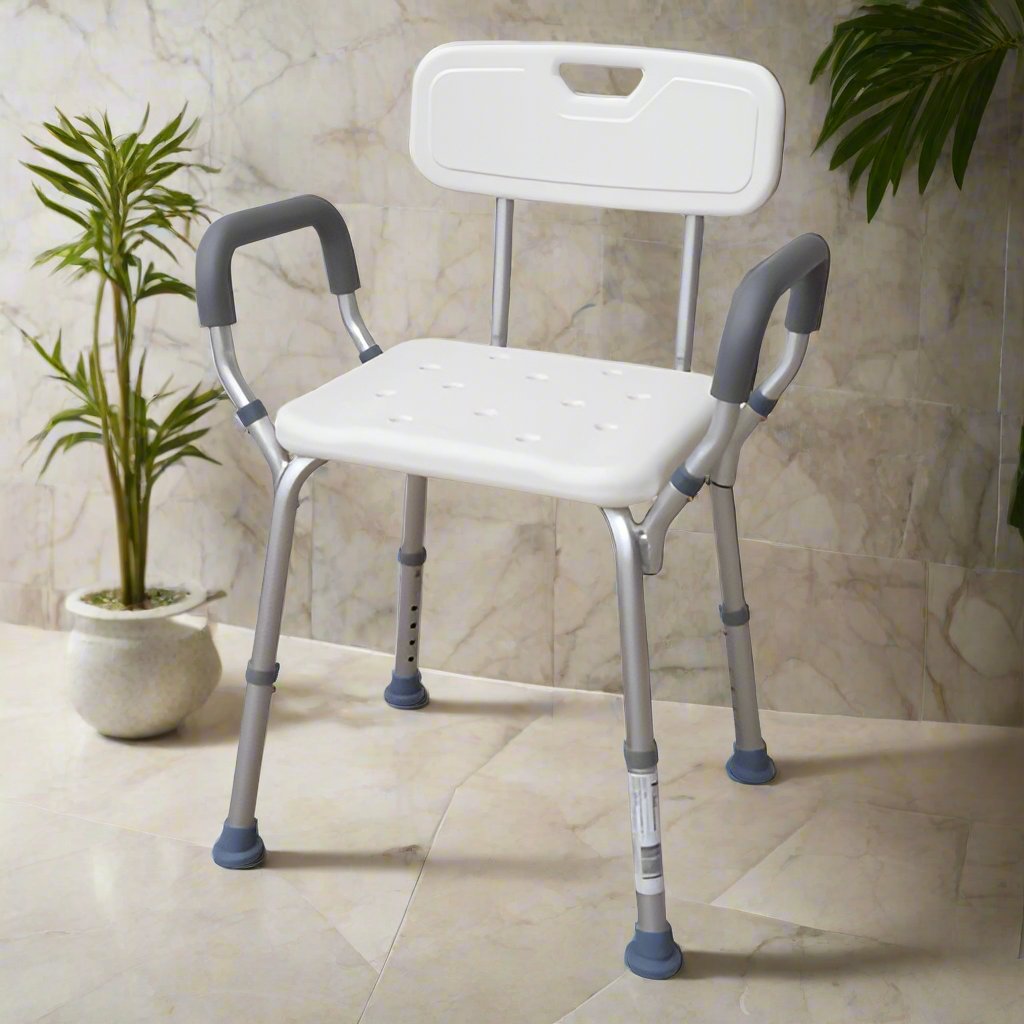 Shower Chair With Detachable Backrest (5742784577704)