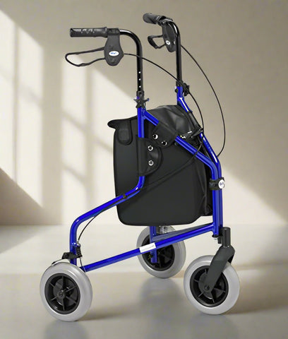 Ausnew Home Care Disability Services Days 240L Lightweight Aluminium Folding 3 Wheel Tri Walker |mount druitt, rooty hill, blacktown, penrith (6265582747816)