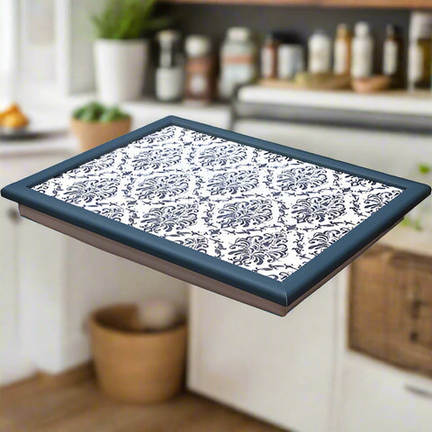 Vintage Lap Tray with Bean Bag Cushion (7809931870445)