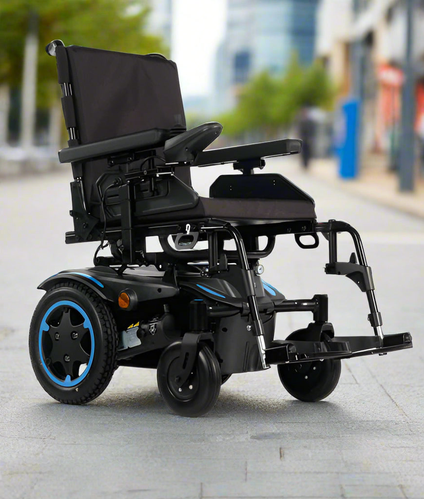 Quickie Q100 Power Chair + 55AH x2 Suited Batteries (Includes Headrest) (6270501716136)