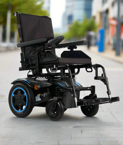 Quickie Q100 Power Chair + 55AH x2 Suited Batteries (Includes Headrest) (6270501716136)