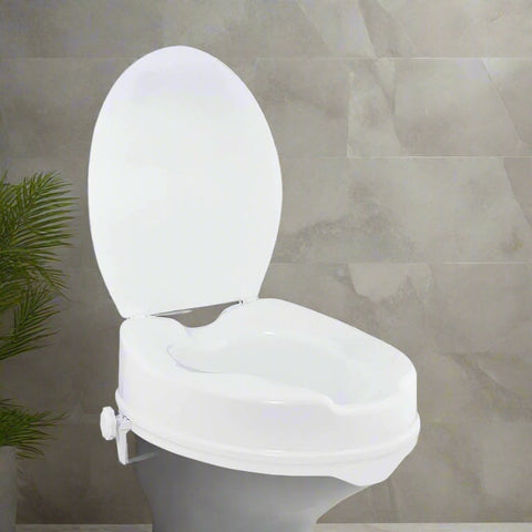 Ausnew Home Care Disability Services Raised Toilet Seat With Lid | mount druitt, rooty hill, blacktown, penrith (6157786874024)