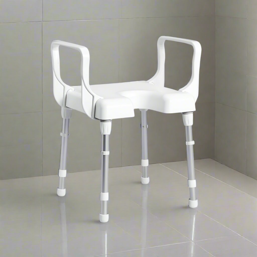 Ausnew Homecare Disability Services Rebotec Cannes – Shower Chair With Arm Rests | mount druitt, rooty hill, blacktown, penrith (6150888685736)