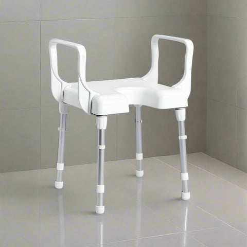 Ausnew Homecare Disability Services Rebotec Cannes – Shower Chair With Arm Rests | mount druitt, rooty hill, blacktown, penrith (6150888685736)
