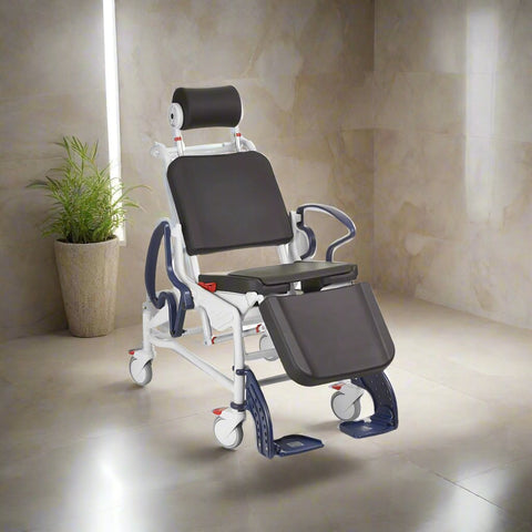 Ausnew Home Care Disability Services Rebotec Phoenix – Tilt in Place Comfort Shower Commode Chair| mount druitt, rooty hill, blacktown, penrith (6127711518888)