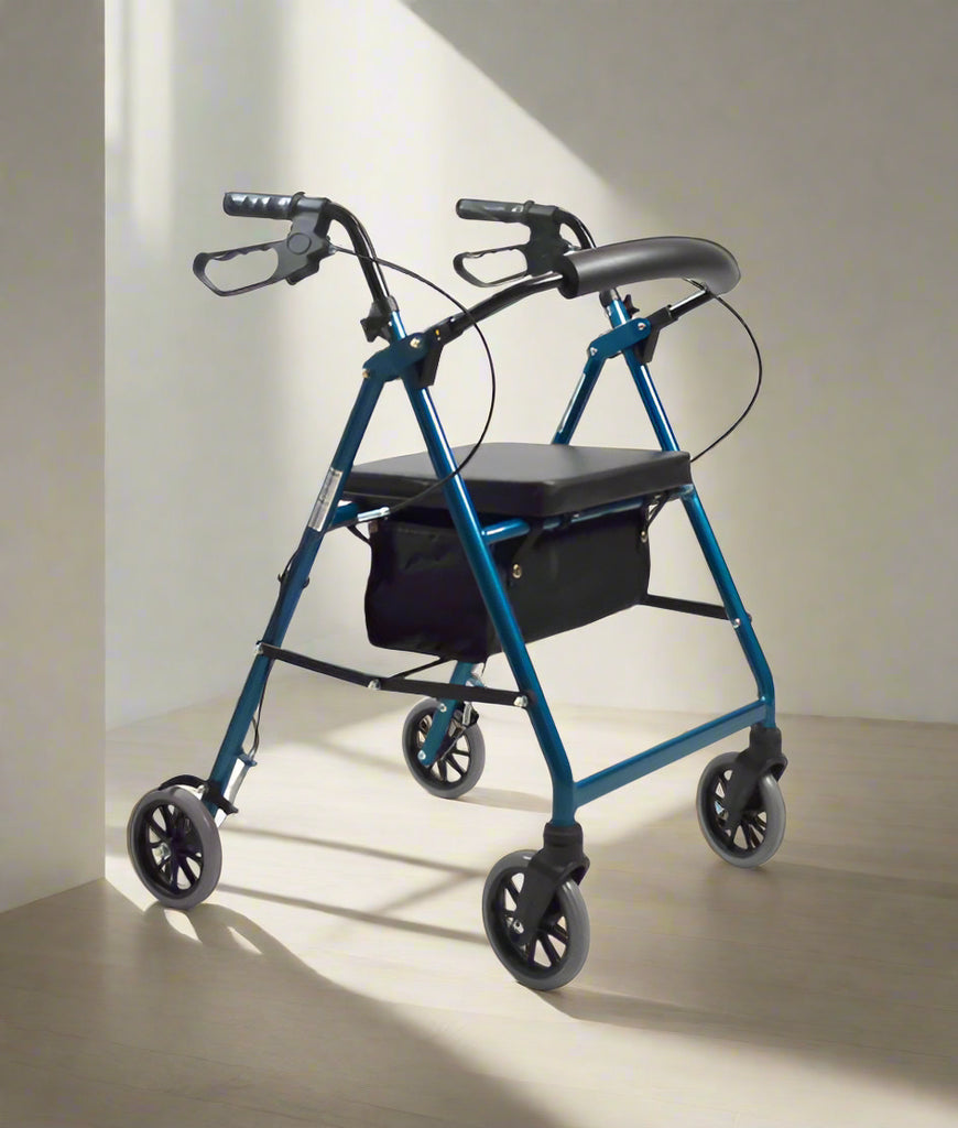 Ausnew Home Care Disability Services Hero Deluxe Seat Walker with Adjustable Height | mount druitt, rooty hill, blacktown, penrith (6265667092648)