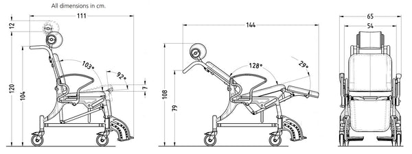 Ausnew Home Care Disability Services Rebotec Phoenix – Tilt in Place Comfort Shower Commode Chair| mount druitt, rooty hill, blacktown, penrith (6127711518888)