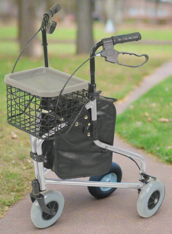 Ausnew Home Care Disability Services Lightweight Tri Walker with Bag and Basket | mount druitt, rooty hill, blacktown, penrith (5795851993256)