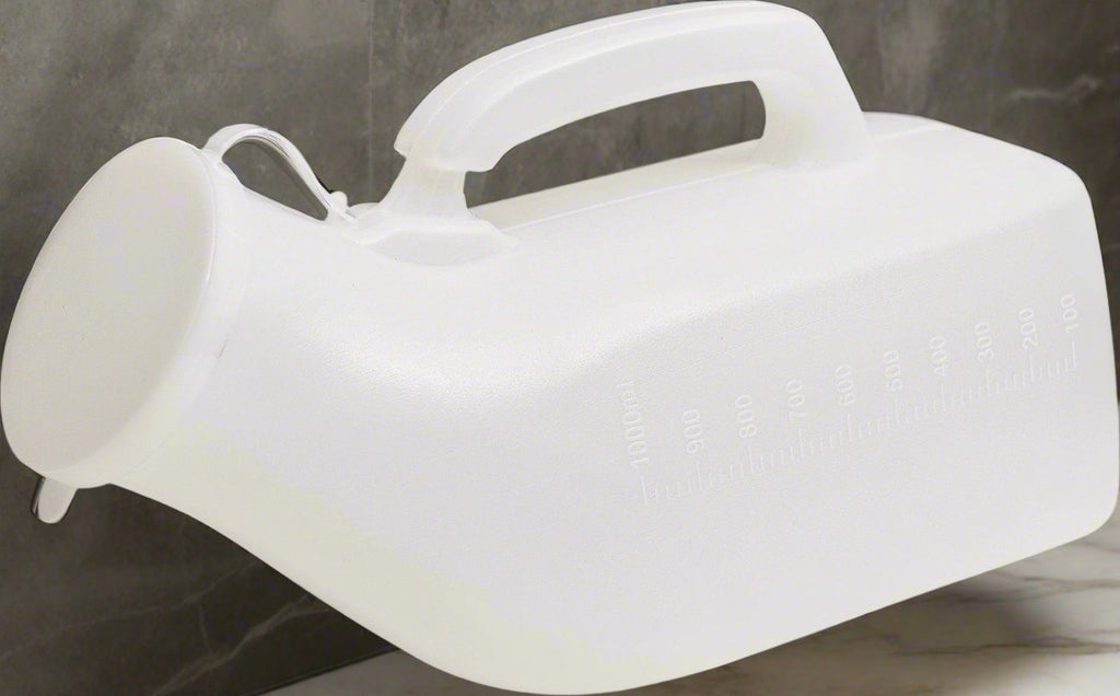 Ausnew Home Care Disability Services Male Urinal with Lid | mount druitt, rooty hill, blacktown, penrith (5779896303784) (7447597777133)