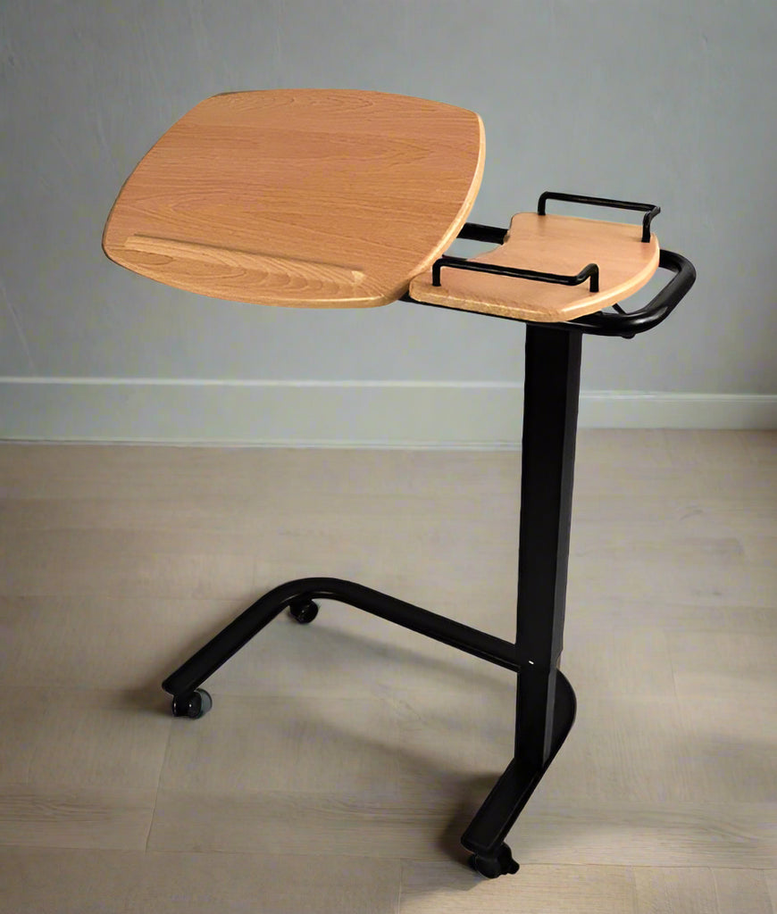 Ausnew Home Care Disability Services Over Bed Table with Tilting Split table | mount druitt, rooty hill,  (6608399040680)