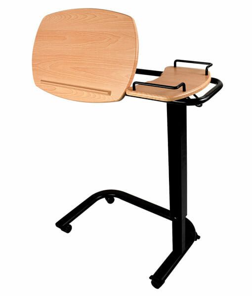 Over Bed Table with Tilting Split table (6608399040680)