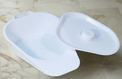 Ausnew Home Care Disability Services Slipper Bed Pan with Lid | mount druitt, rooty hill, blacktown, penrith (5771706335400)