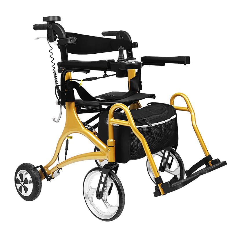 Introducing the 2in1 Electric Rollator/Wheelchair: Your Ultimate Mobility Solution