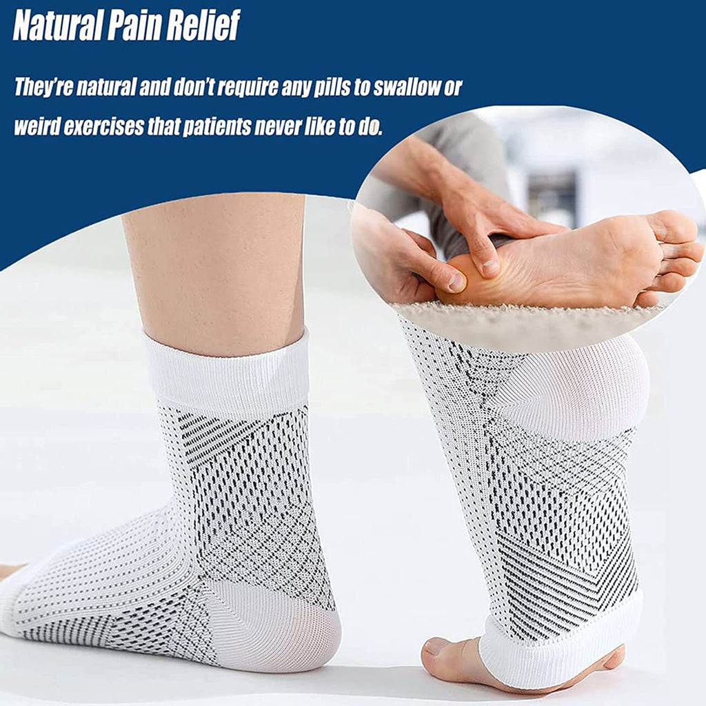 Foot pain relief with Neuropathy Compression AmRelieve Soothe Socks