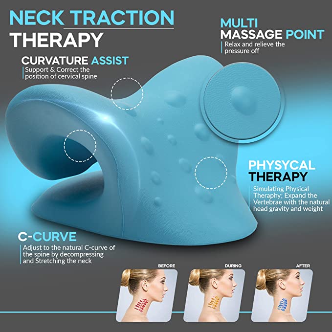 How a Neck and Shoulder Relaxer - Cervical Traction Device Can Improve Your Posture