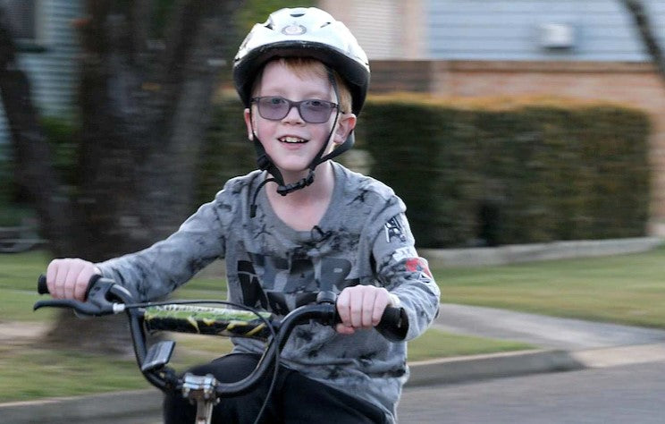 Genetic condition neurofibromatosis no barrier for determined Cessnock boy