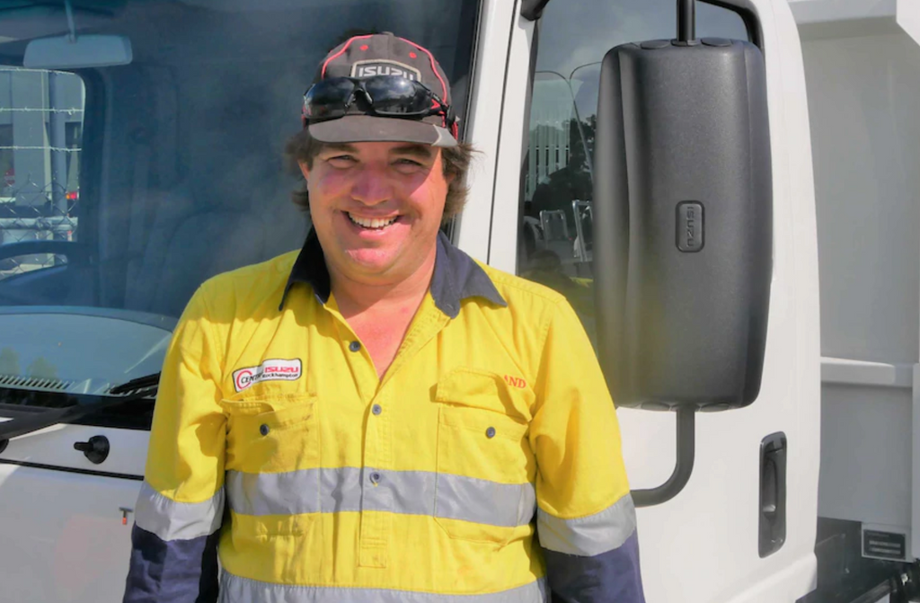 Disability no barrier for Eddie Sutherland after Rockhampton truck dealership hires him
