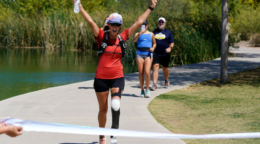 Cancer survivor runs 104 marathons in 104 days, setting an unofficial world record