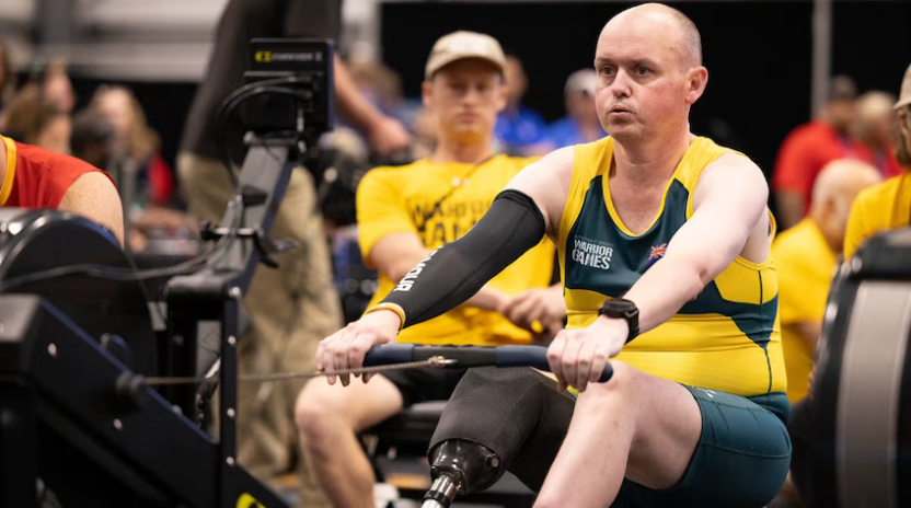 Adaptive sports helping Broken Hill navy veteran and amputee find purpose