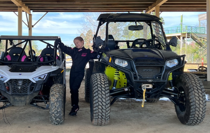 Young off-road racer Ruby Howell won't let vision issues stop her on the track