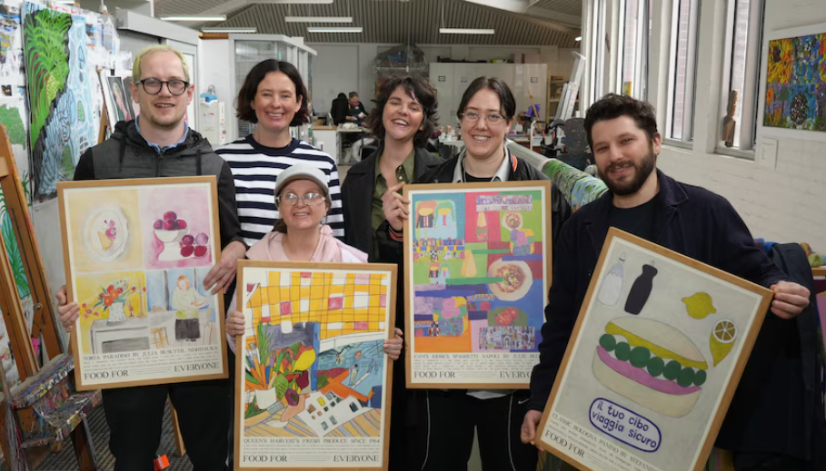 Artists with intellectual disabilities unite with Melbourne food icons to bring popular recipes to the canvas