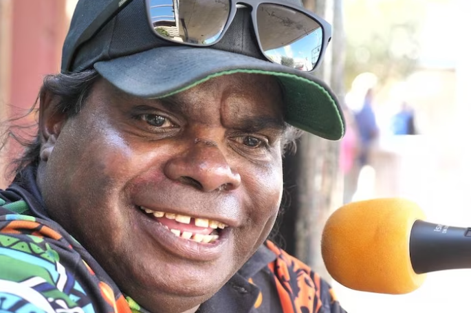 Geraldton busker Malcolm Walalgie says WA towns need improved disability access