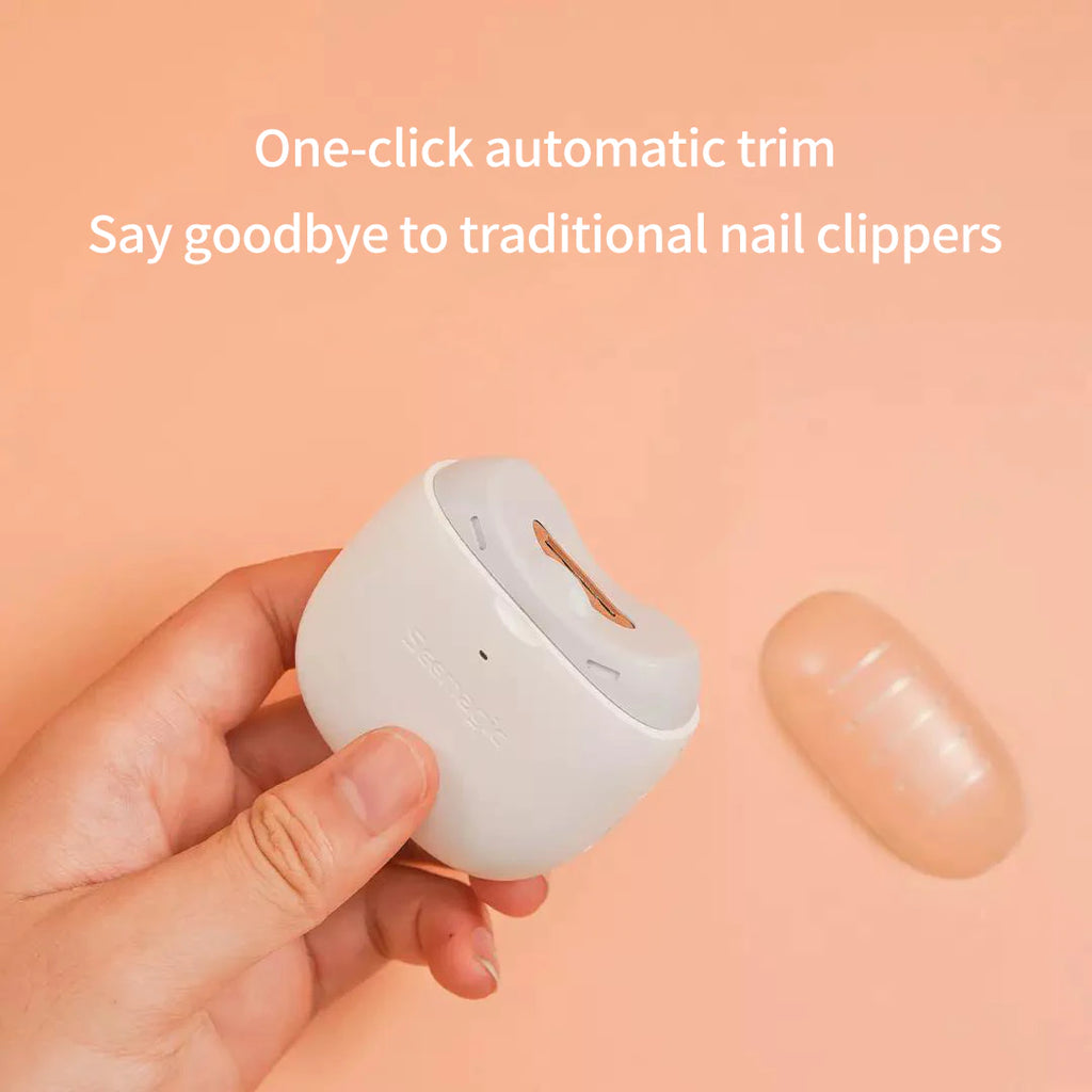 A safer approach to cut nails is with Automatic Nail Clippers with Lights.