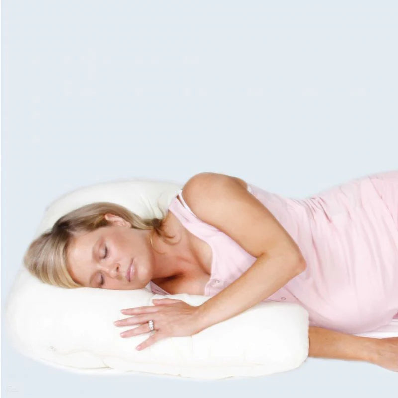 Side Snuggler Body Pillow - Side Sleeping Comfort Support Pillow | Designed to encourage pregnant women and snorers to sleep on their side