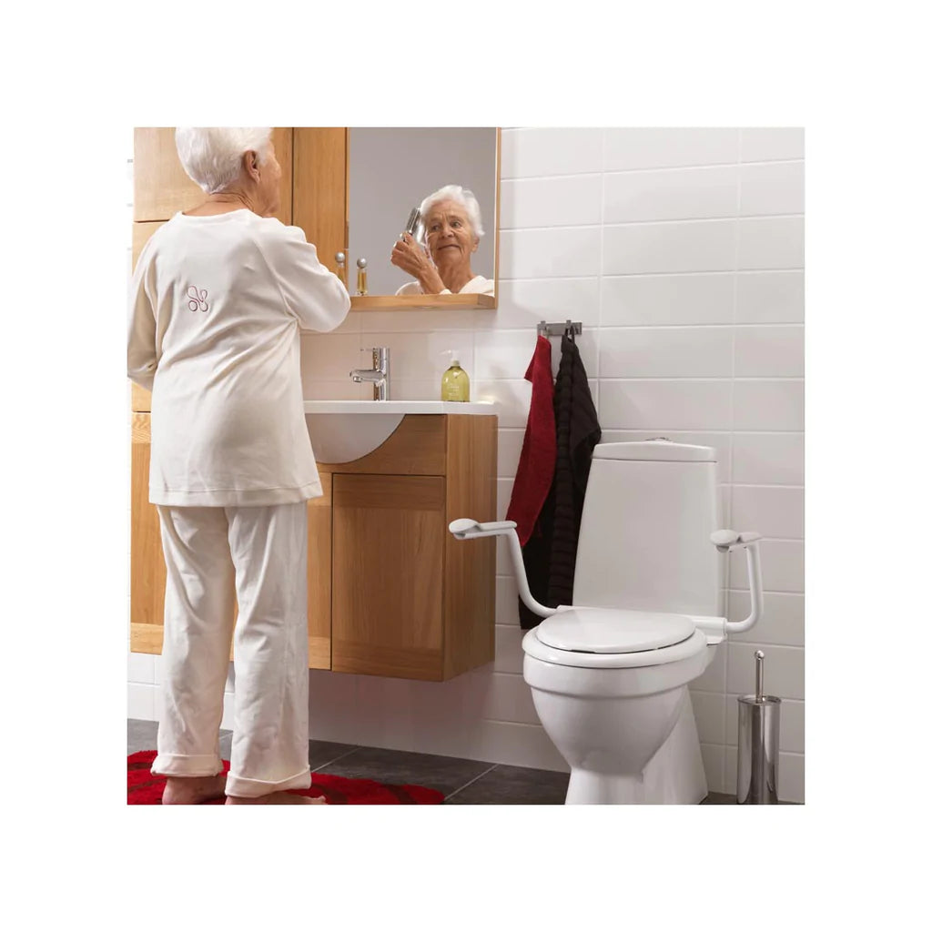 Toilet Support Arms | Increases independence in those with limited mobility