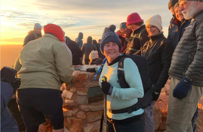 Legally blind woman swaps Mount Kilimanjaro for Central Australia's Larapinta Trail