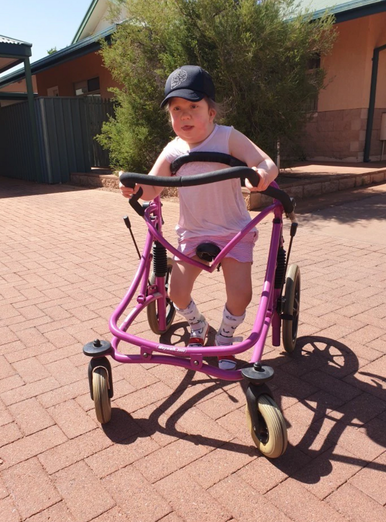 Children with disability in Alice Springs learn to walk thanks to Flinders University physiotherapists