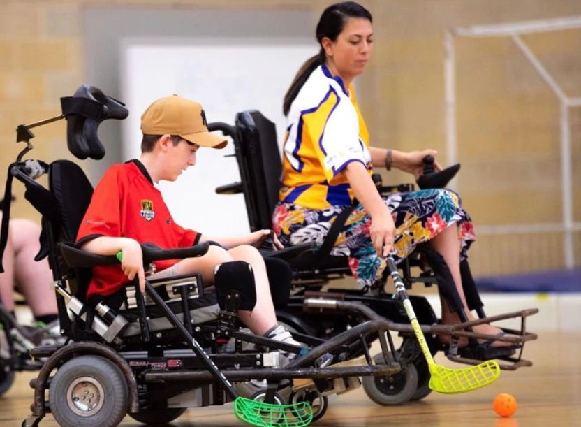 How powerchair hockey held the key to independence for Perth mum Deema Audeh