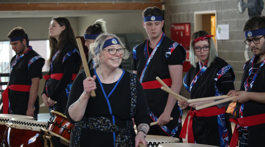 How a Japanese drumming class in a Hobart college changes the lives of students with disabilities