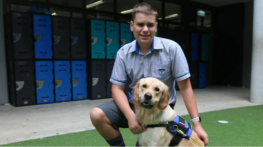 How a seeing eye dog named Sadie changed Oliver's life