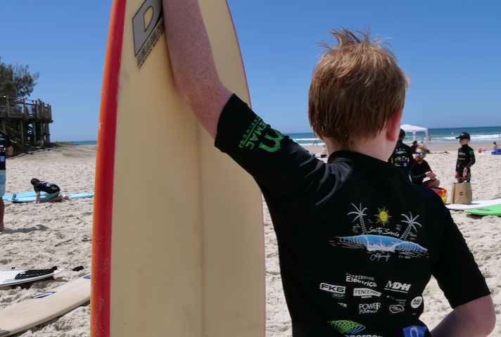 SalTy Souls Legacy's learn-to-surf program helps kids struggling with DV, disability and bullying